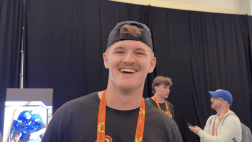 Austin Brinkman at Senior Bowl
